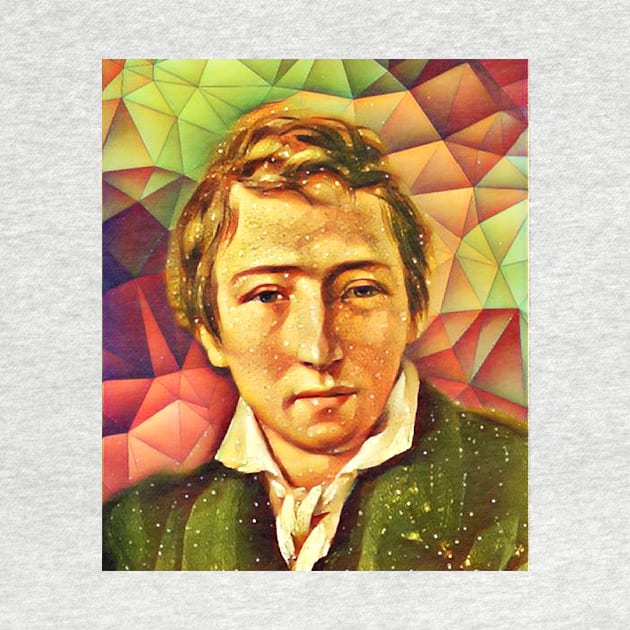 Heinrich Heine Snow Portrait | Heinrich Heine Artwork 15 by JustLit